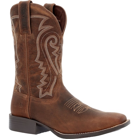 Durango Men's Western Boot, 7.5 M, Leather, 11 in H, Prairie Brown DDB0342